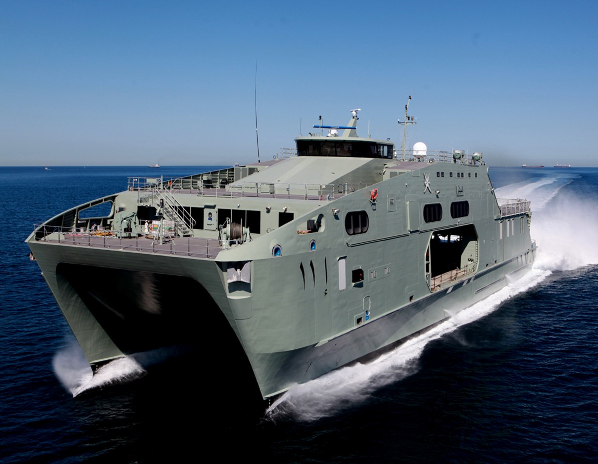 Austal Delivers First High Speed Support Vessel | Austal 
