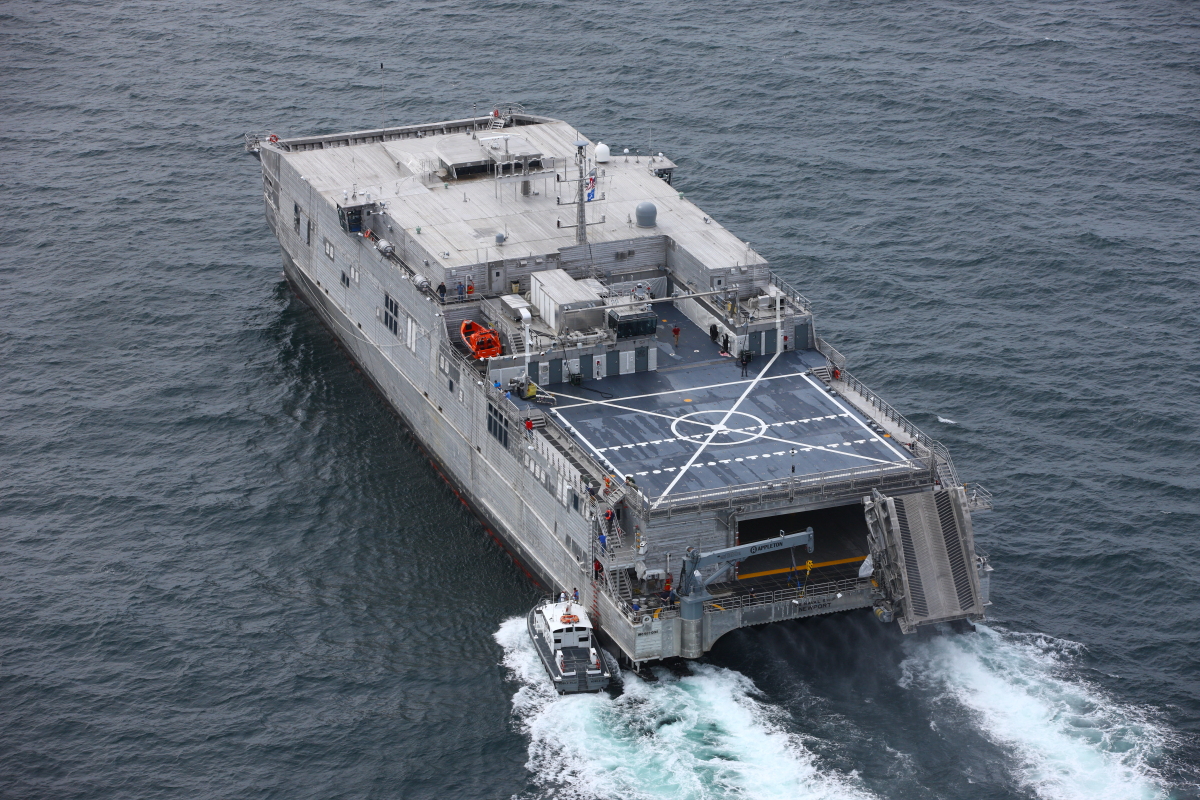 us navy fast catamaran