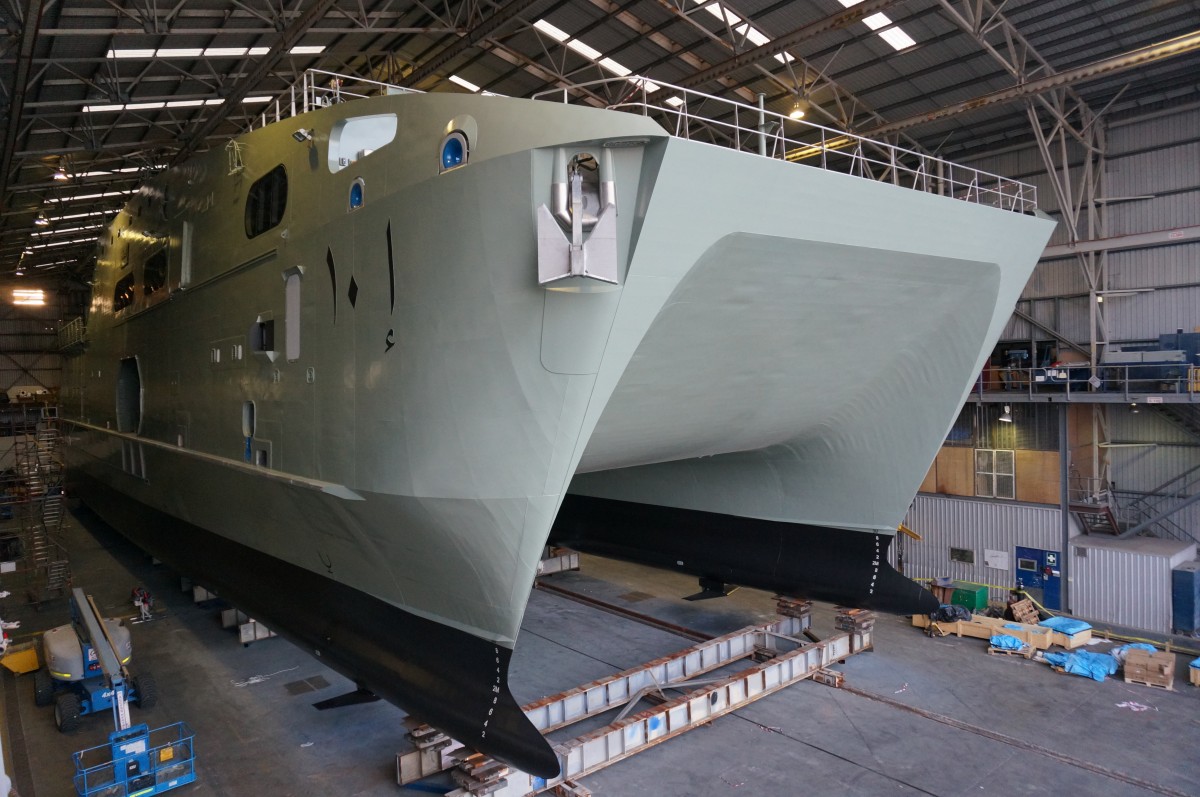 Rollout of High Speed Support Vessel