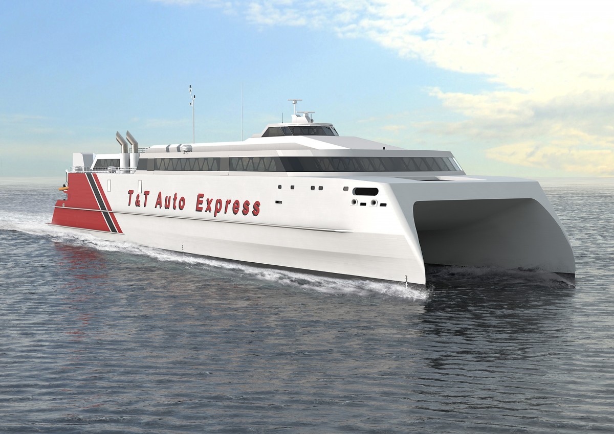 AUSTAL TO BUILD NEW 94M HIGH SPEED CATAMARAN FERRY 