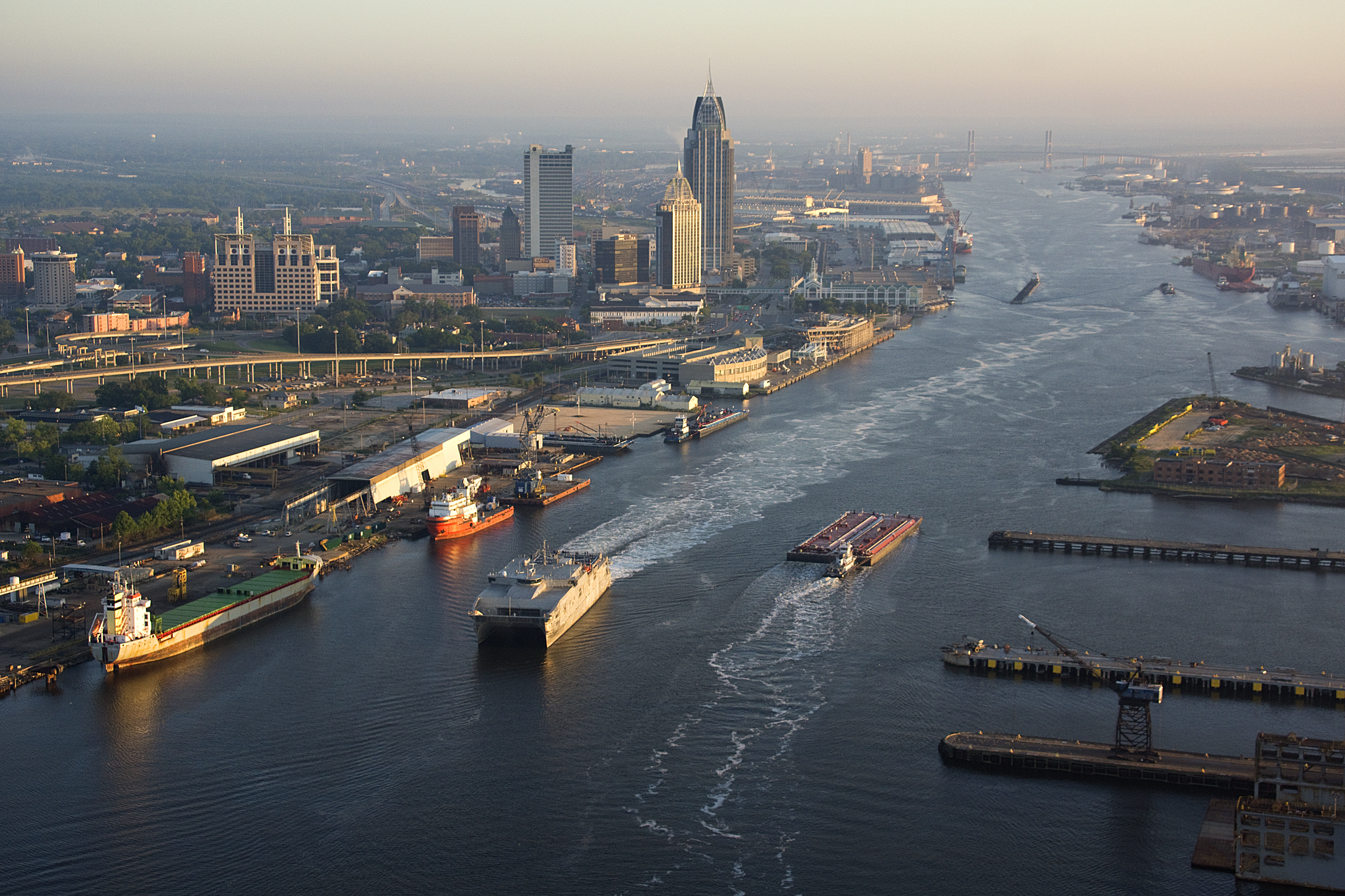 Image of EPF 1 (Spearhead-class) during sea trials.