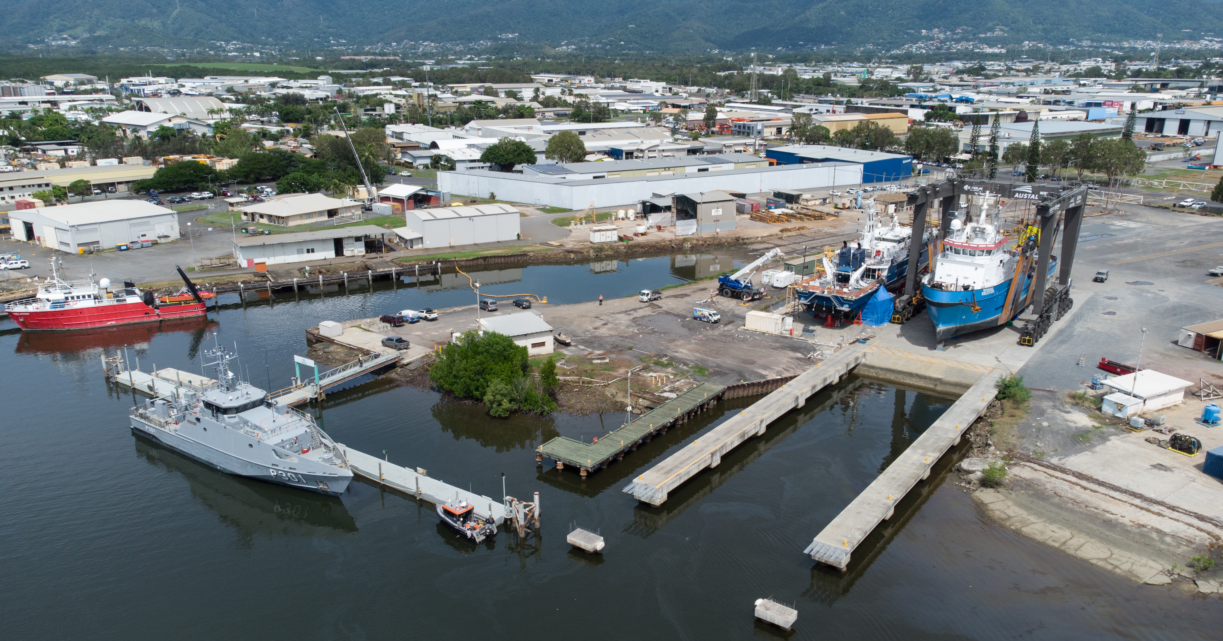 Image of Austal's Cairns service centre.