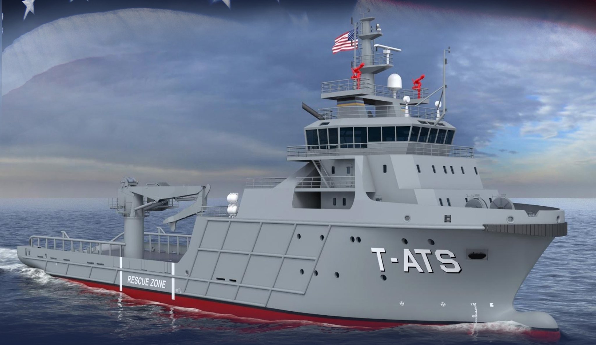 Image of Austal USA's T-ATS ship.