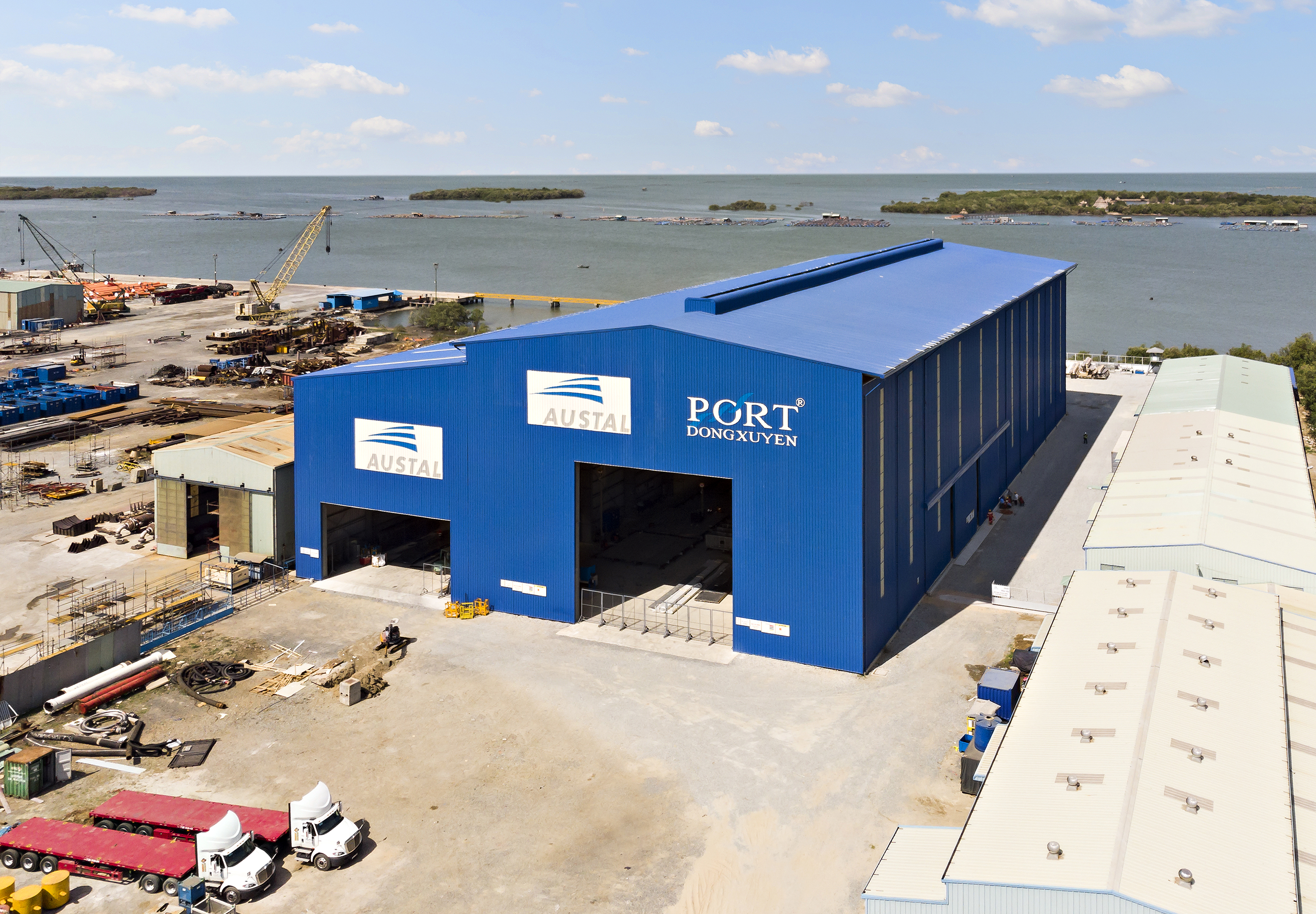 Image of Austal's Vietnam shipyard.