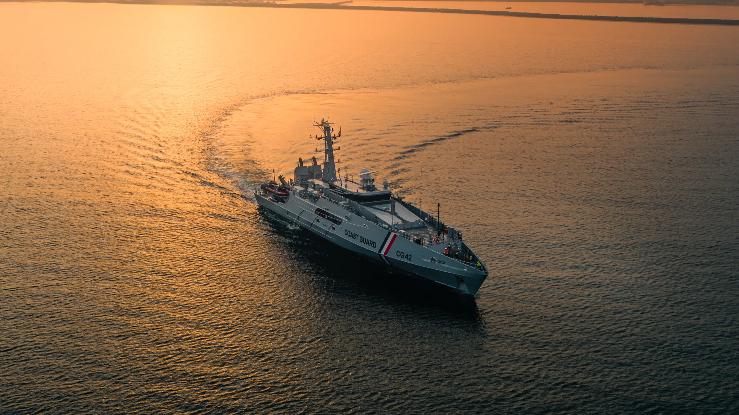Image of Austal constructed Cape-class patrol boats for the Trinidad and Tobago Coast Guard. 