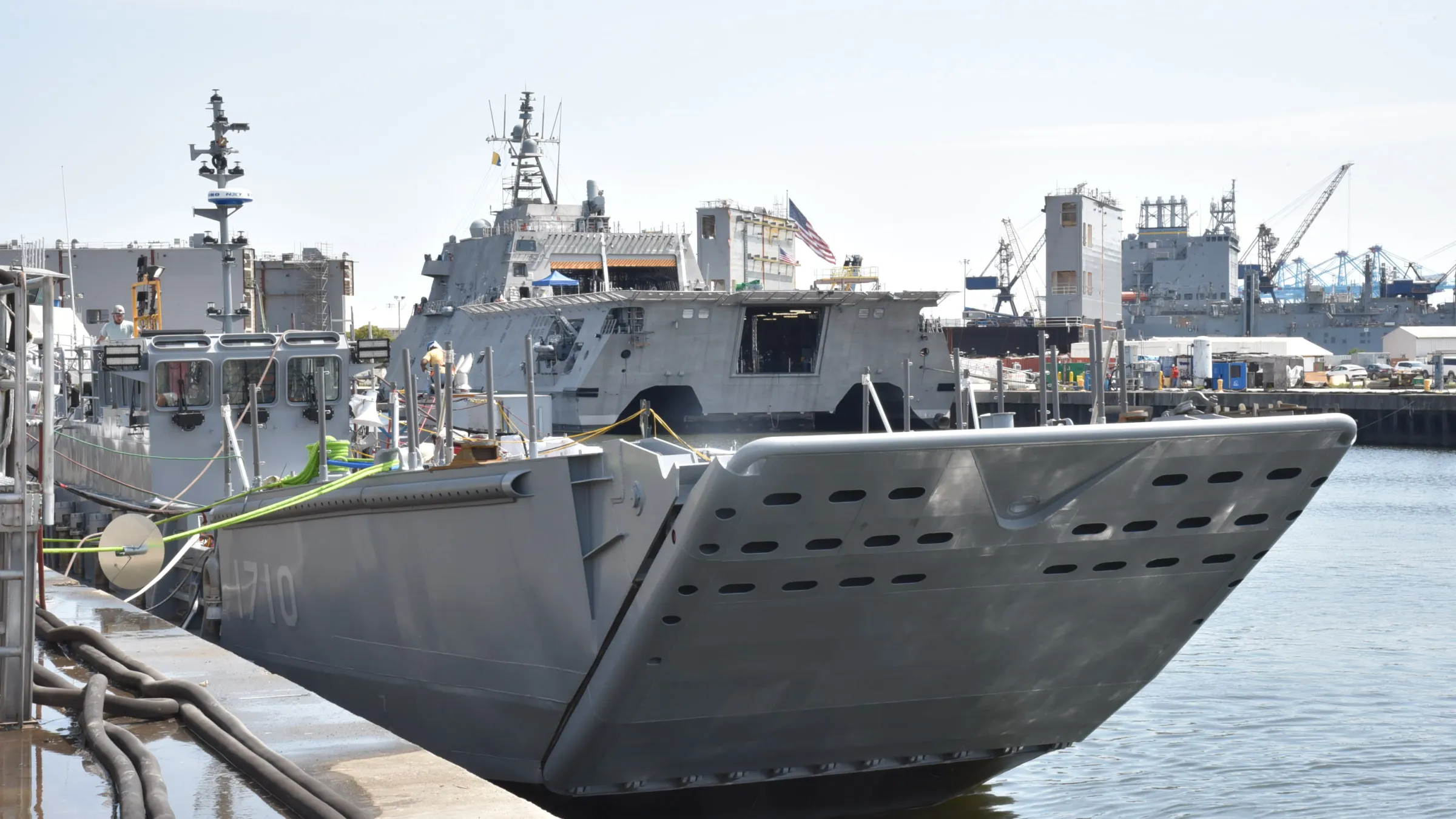 Image of the Austal constructed Landing Craft Utility 1700-class.