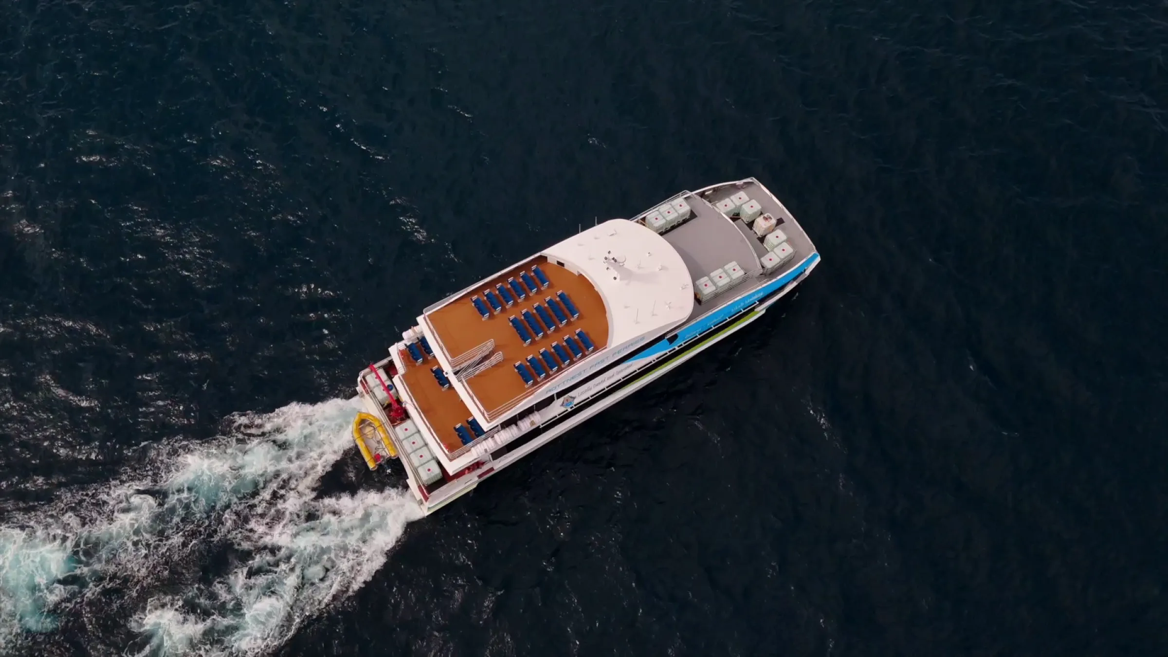 Image of Austal's Hull 428 catamaran passenger ferry delivered for Rottnest Fast Ferries.