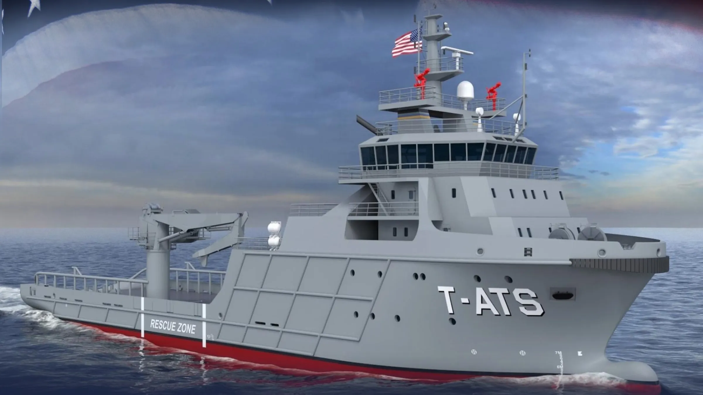 Image of Austal USA's T-ATS ship.