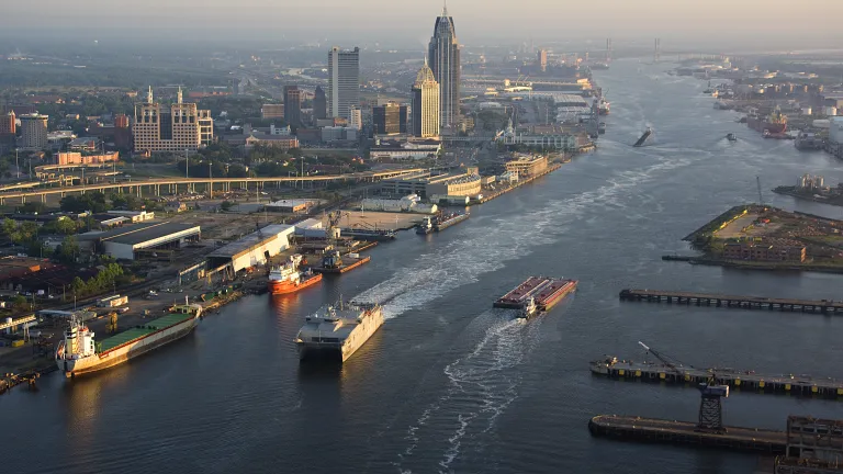 Image of EPF 1 (Spearhead-class) during sea trials.