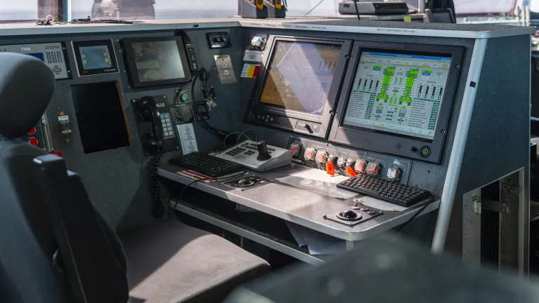 Image of Sentinel control centre during Patrol Boat Autonomy Trials (PBAT).
