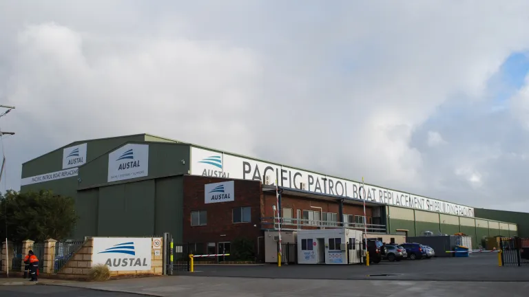 Image of Austal's Hope Valley Road facility.