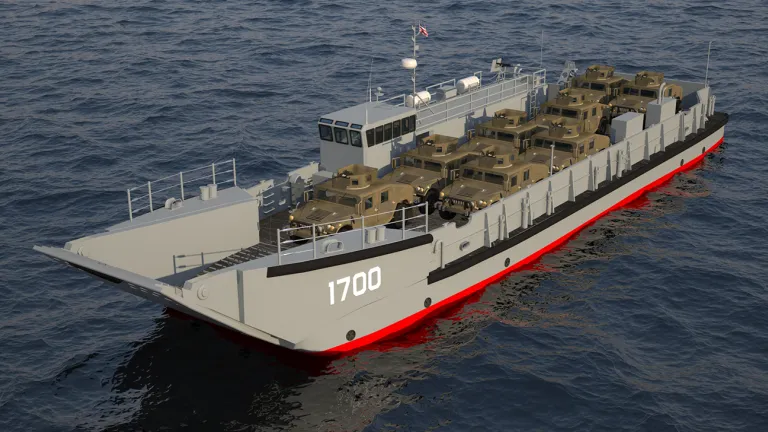Concept image of 1700-class Landing Craft Utility vessel.