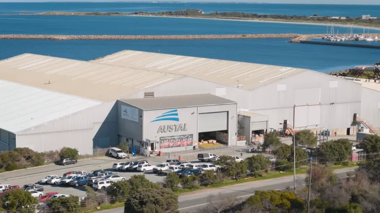 Image of Austal's Henderson shipyard.