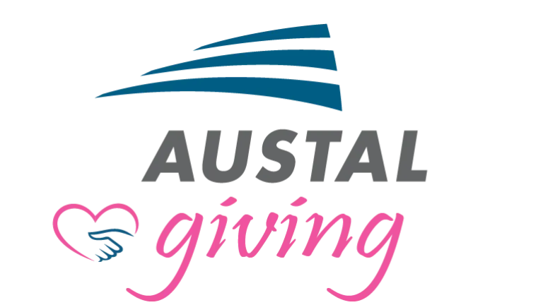 Image of Austal Australia's community investment initiative logo, 'Austal Giving'