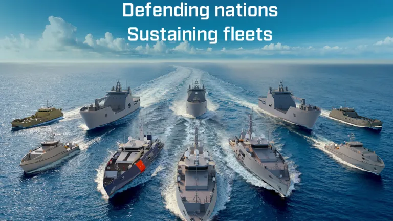 Defence and Border Force vessels at sea