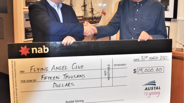 Austal cheque presentation to FAC 31 March 2021 (MK and DC 2).jpg