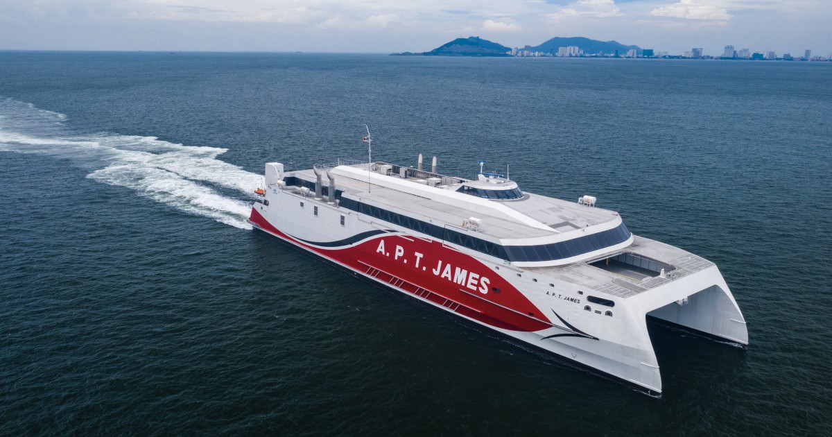 AUSTAL VIETNAM DELIVERS 94 METRE CATAMARAN FERRY TO NIDCO OF TRINIDAD